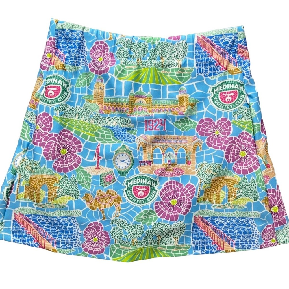 Kaeli Smith Skort Womens XS Multicolor Medinah Country Club Golf Print